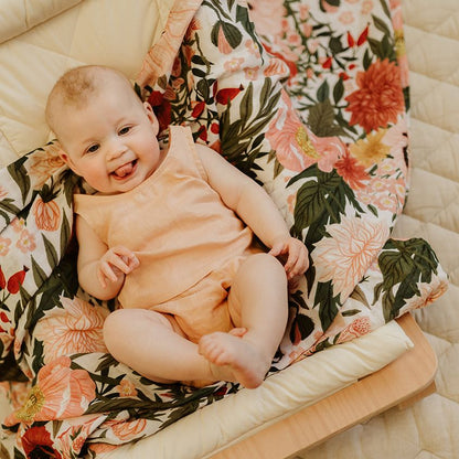 Organic Cotton Baby Wrap - Les Fleurs