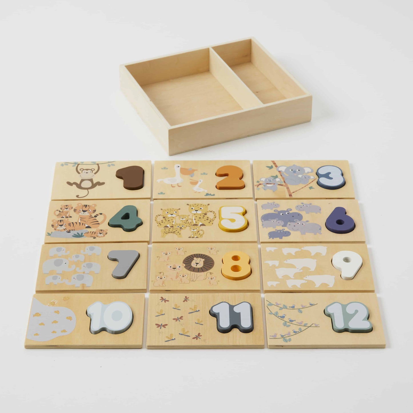 Wooden Number Sorter