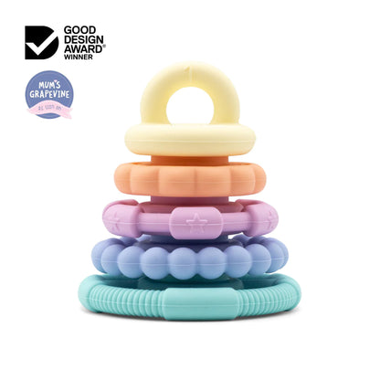 Rainbow Stacker and Teether Toy