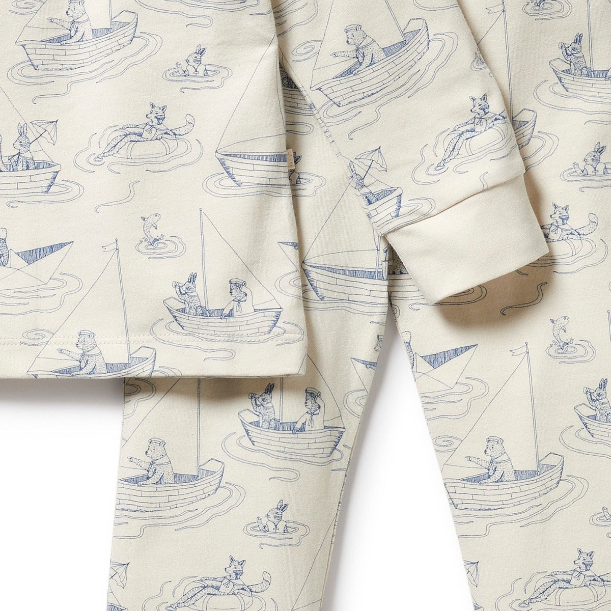 Organic Cotton Pyjamas- Sail Away