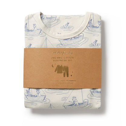 Organic Cotton Pyjamas- Sail Away