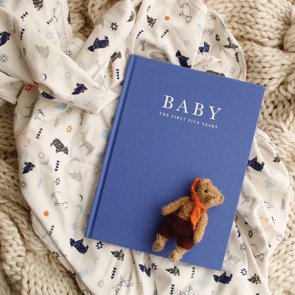 Baby Journal - Birth To Five Years Blue