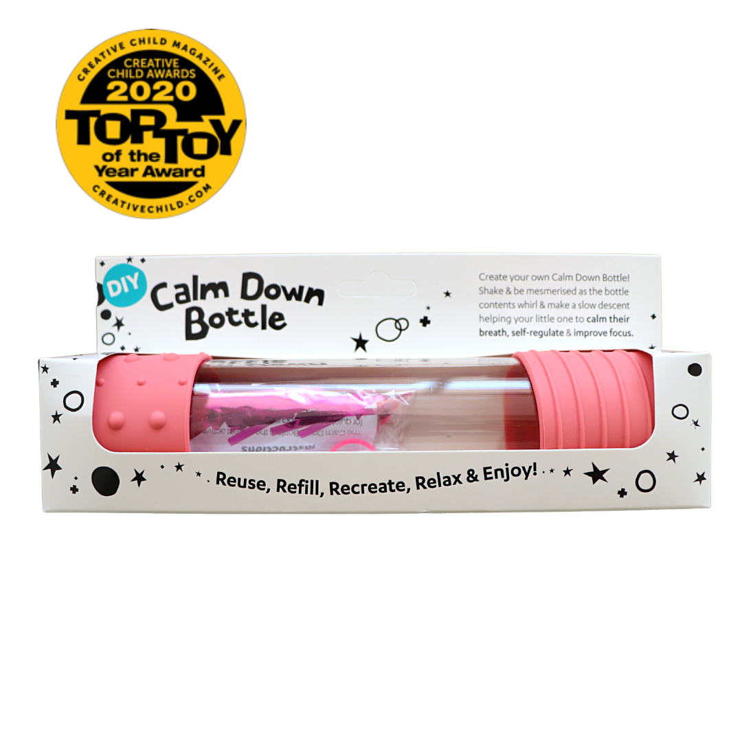 pink calm down bottle