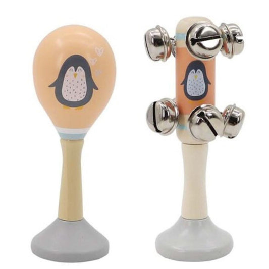 Calm & Breezy Maraca & Bell Stick Set