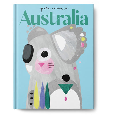 Book Australia by Pete Cromer is a colourful , unique , and informative.