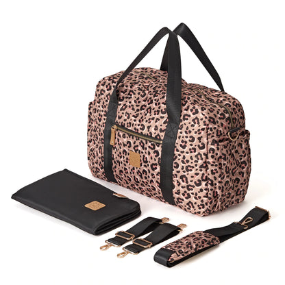 Stella Baby Bag - Blush Leopard