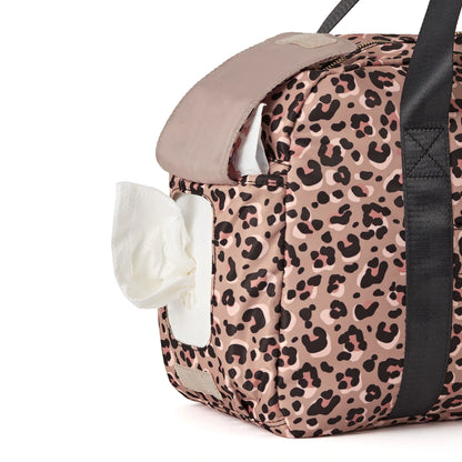 Stella Baby Bag - Blush Leopard