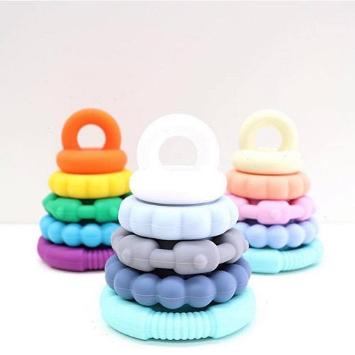 Stacker teething baby toy