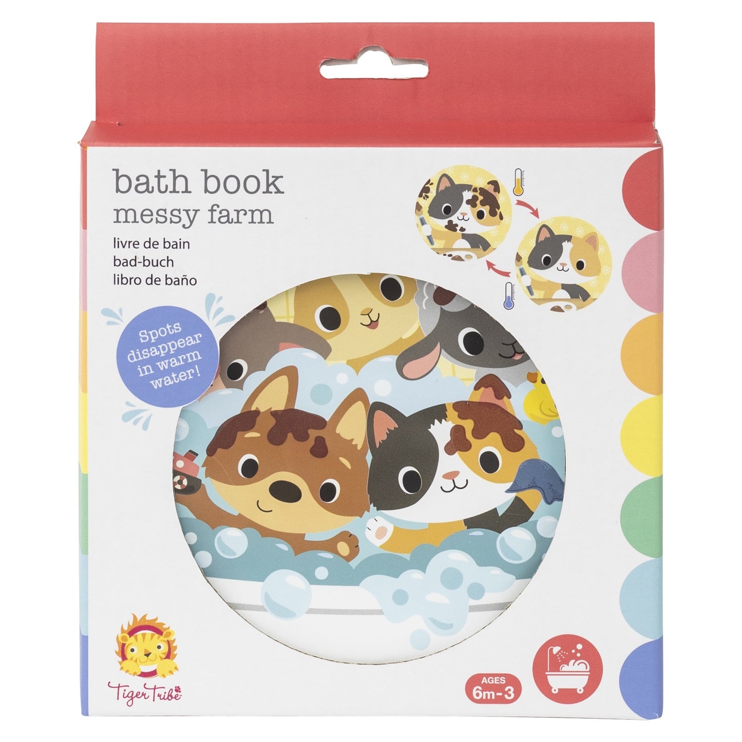 Bath Book Messy Farm