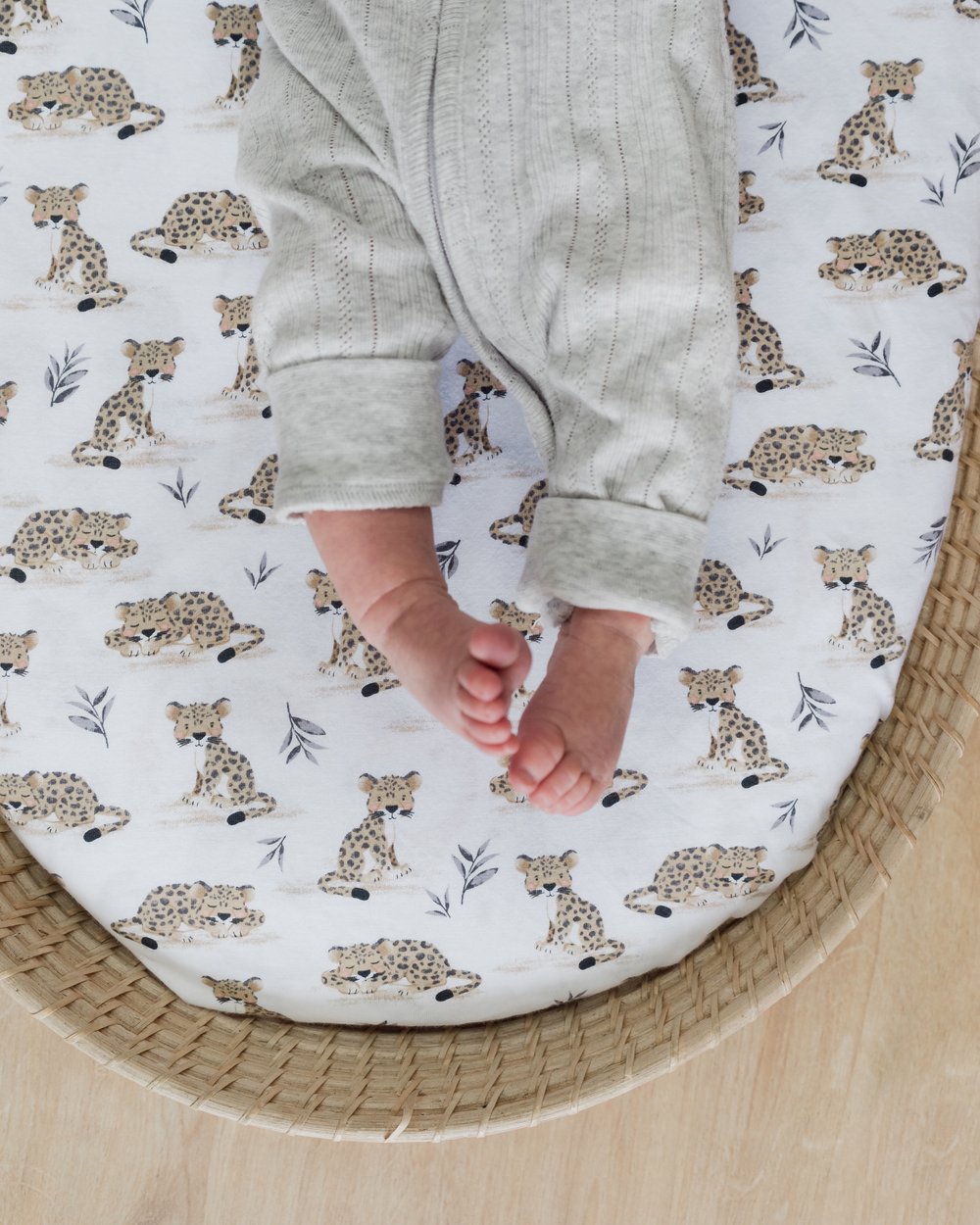 Bassinet Sheet Twin Pack - Safari